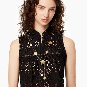 ENDING APR 16! KS Flip a Coin Lariat Long Necklace